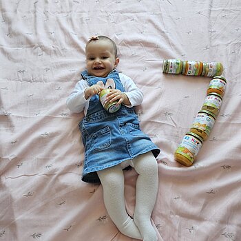 Захранихме се с вашите пюрета. Единствените, които Габи хареса!🥣