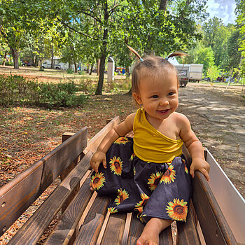 Първите две зъбчета, на веднъж ♡