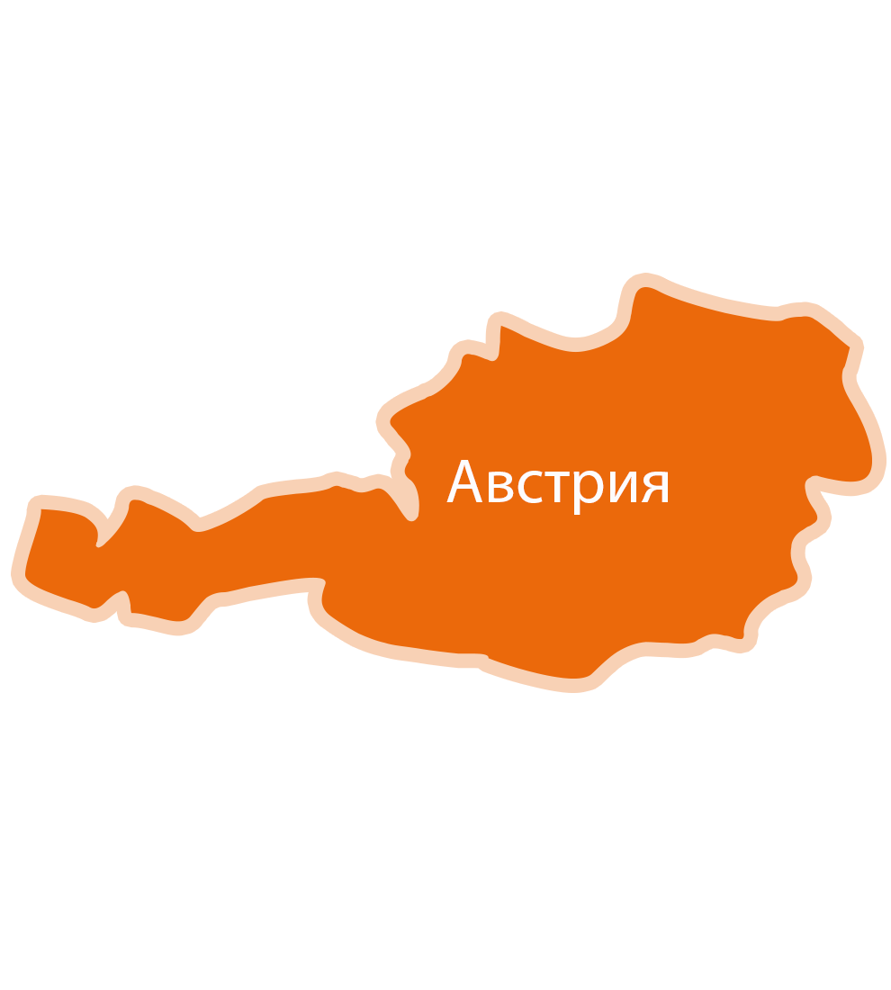 Карта на държава с изписано името "Ацѕтгіа".