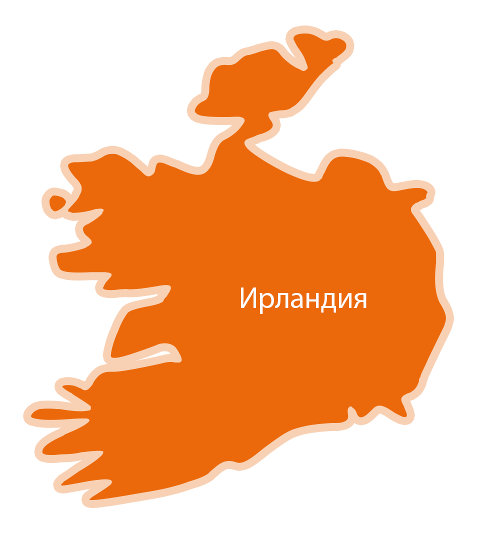 Опростено представяне на карта с етикет на кирилица.